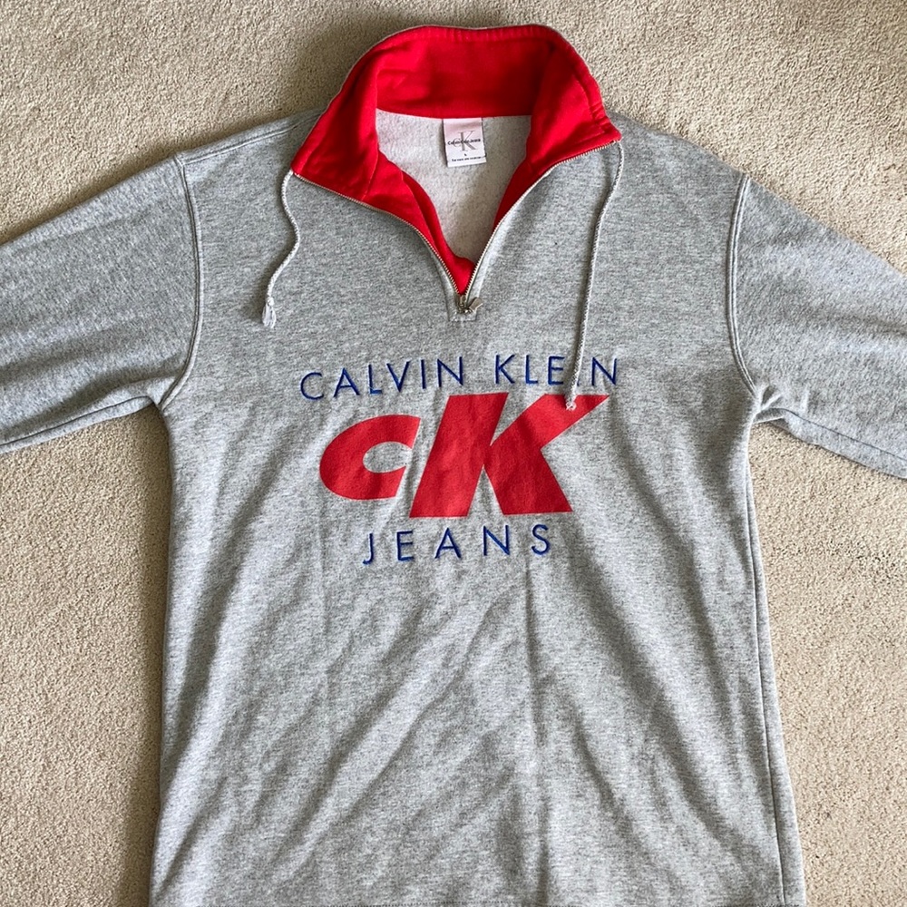Vintage Calvin Klein Jeans Zipup Sweater